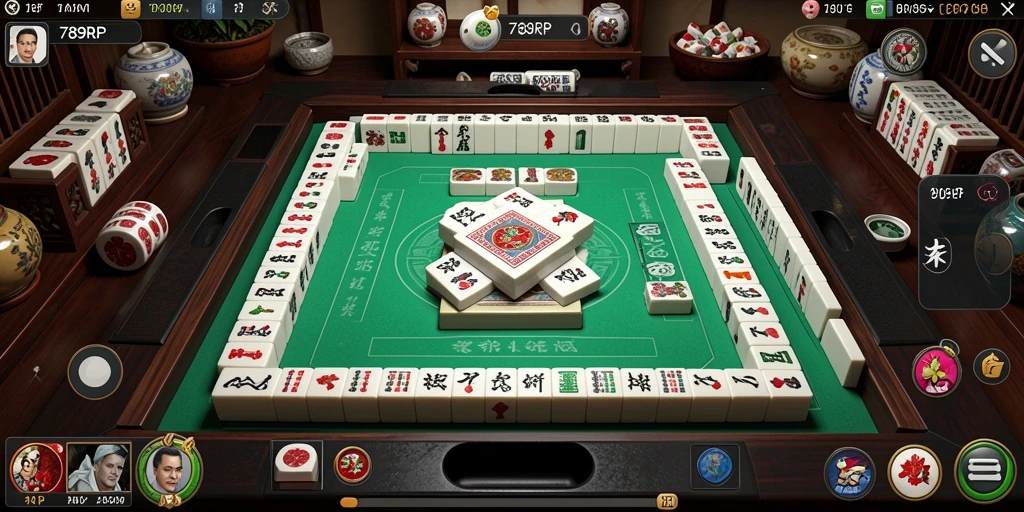 Tampilan gameplay Mahjong di 789RP yang seru dan penuh tantangan.