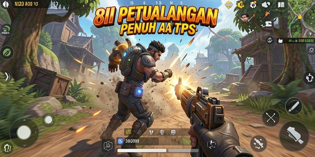 Tampilan gameplay 8II yang mendebarkan dan penuh aksi.