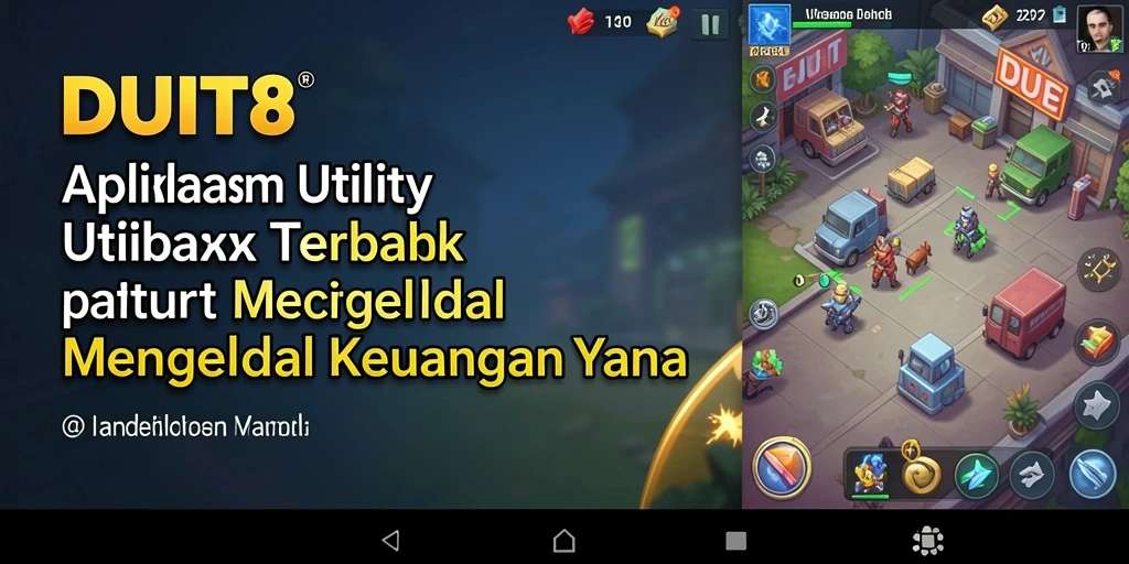 Tampilan utama DUIT8 yang sederhana dan efisien dalam mengelola keuangan.