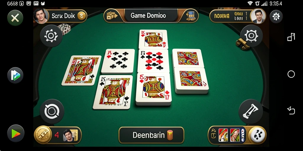 Tampilan gameplay G668 yang seru dan menegangkan di dunia Domino.