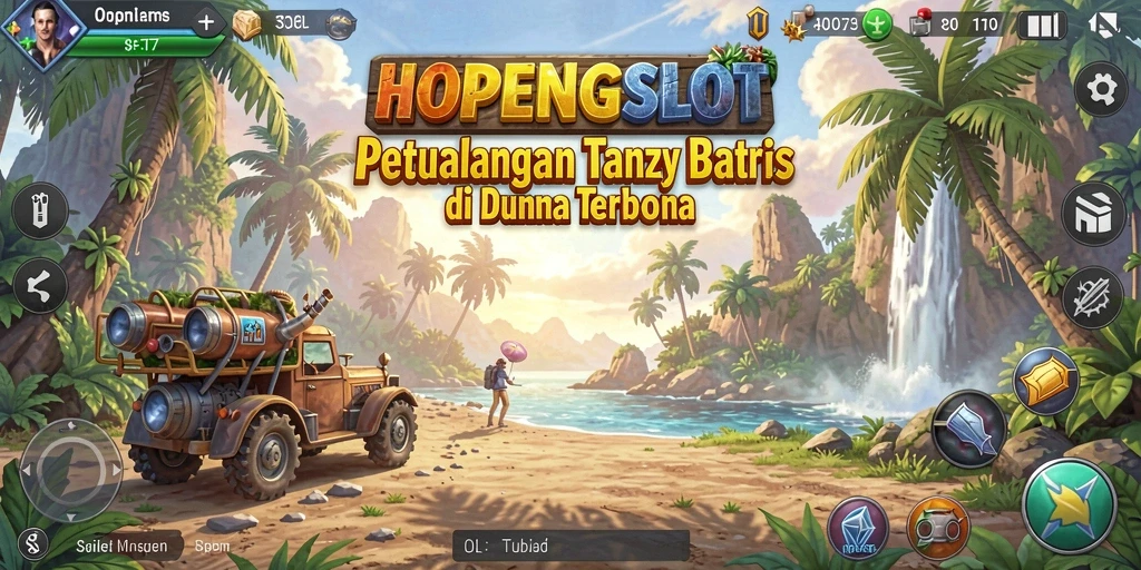 Screenshot HOPENGSLOT menampilkan petualangan seru di dunia terbuka.
