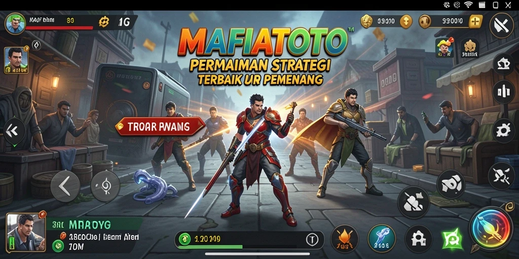 Tangkapan layar utama gameplay <strong>MAFIATOTO</strong> menunjukkan aksi strategi yang mendebarkan.