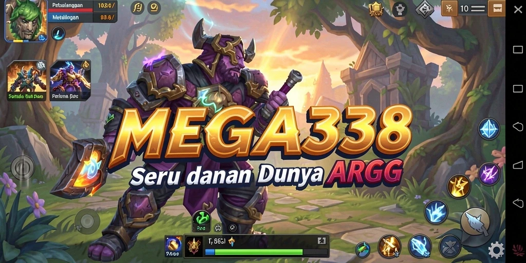 Gameplay seru MEGA338, petualangan ARPG yang menegangkan.