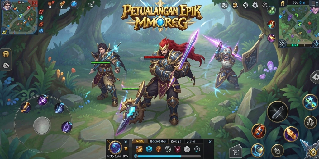 Screenshot gameplay N06 menampilkan aksi seru dalam dunia MMORPG.