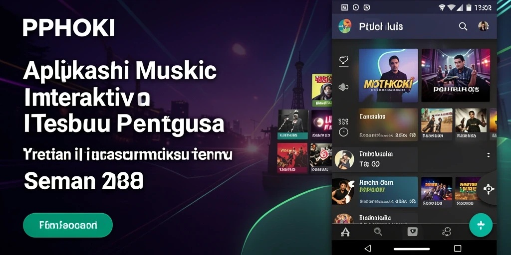 Screenshot gameplay PPHOKI menampilkan aksi musik yang seru dan interaktif.