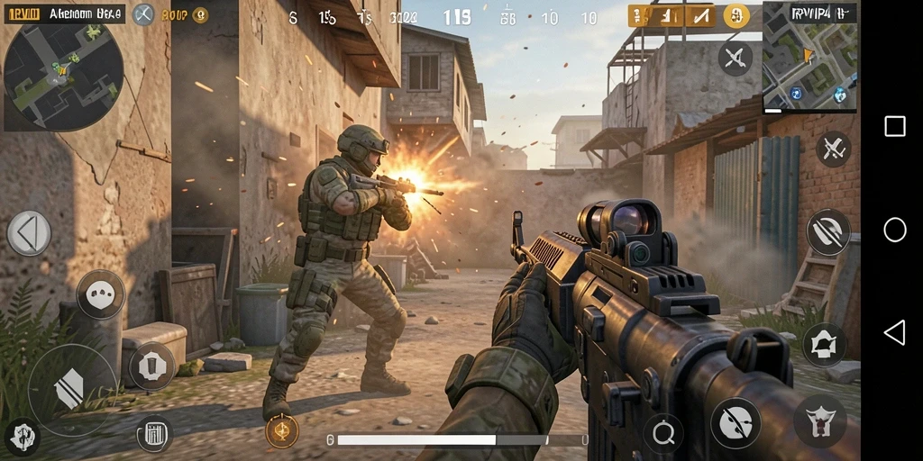 Tampilan dinamis dari aksi gameplay RPVIP4 yang mendebarkan.