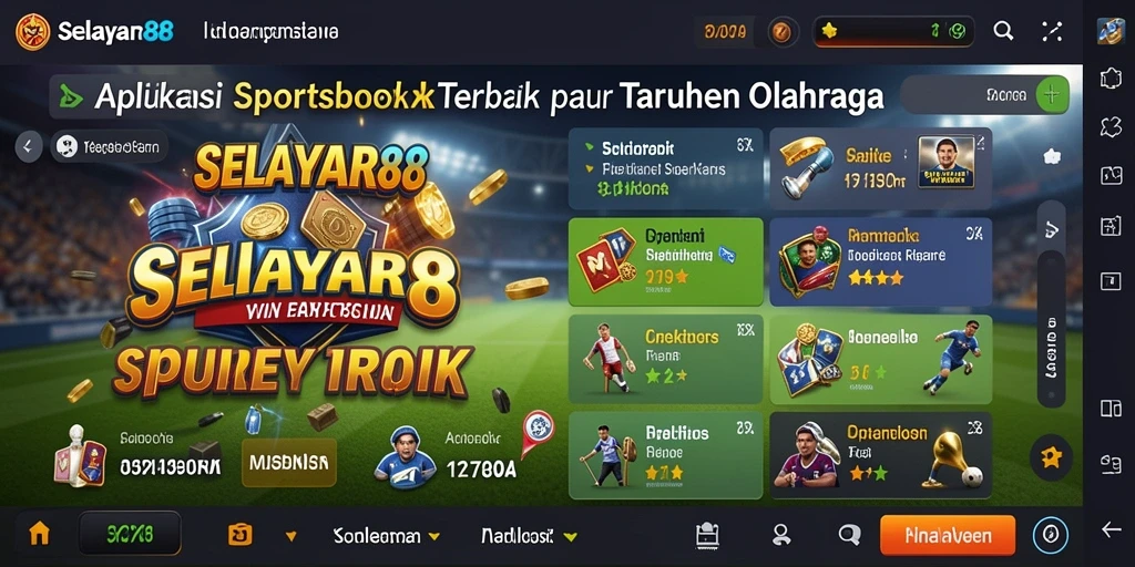 Screenshot gameplay menarik dari aplikasi Sportsbook SELAYAR88.