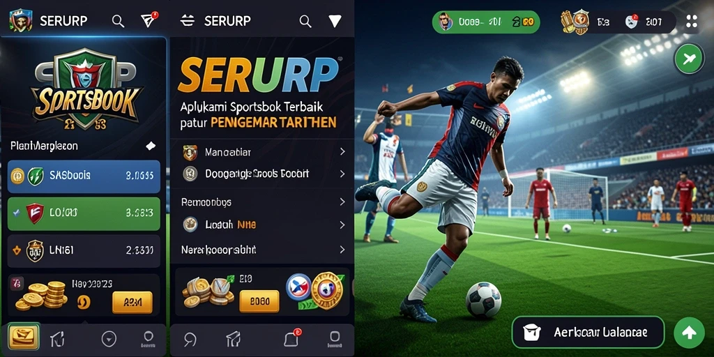 Tampilan gameplay menarik dari aplikasi Sportsbook SERURP.