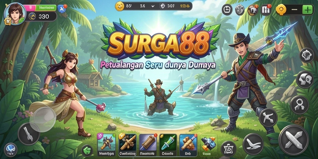 Gameplay SURGA88 yang menarik dengan dunia virtual yang indah.