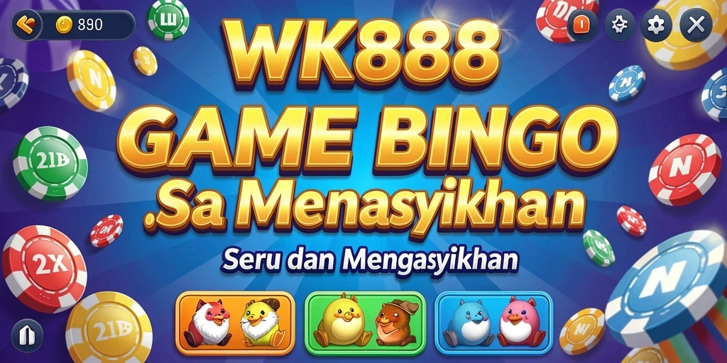 Tampilan menarik dari gameplay Bingo di WK888.